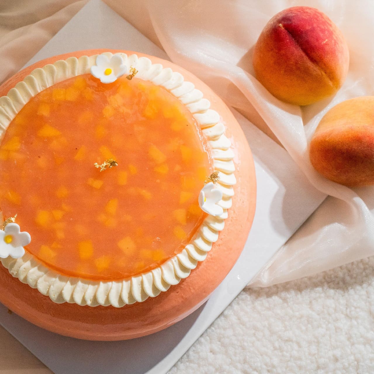 Korean Soju Peach Cheese Cake | 2 Days Order