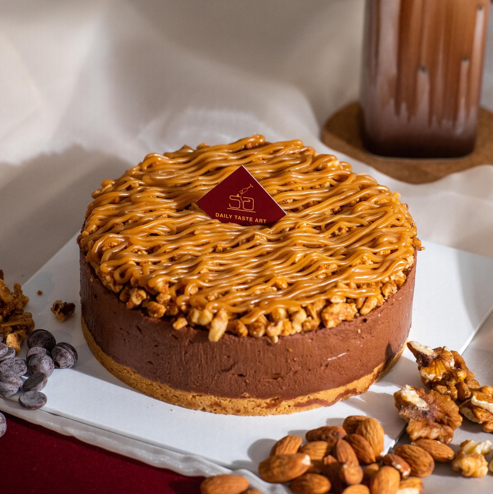 Belgium Chocolate w caramelised nut