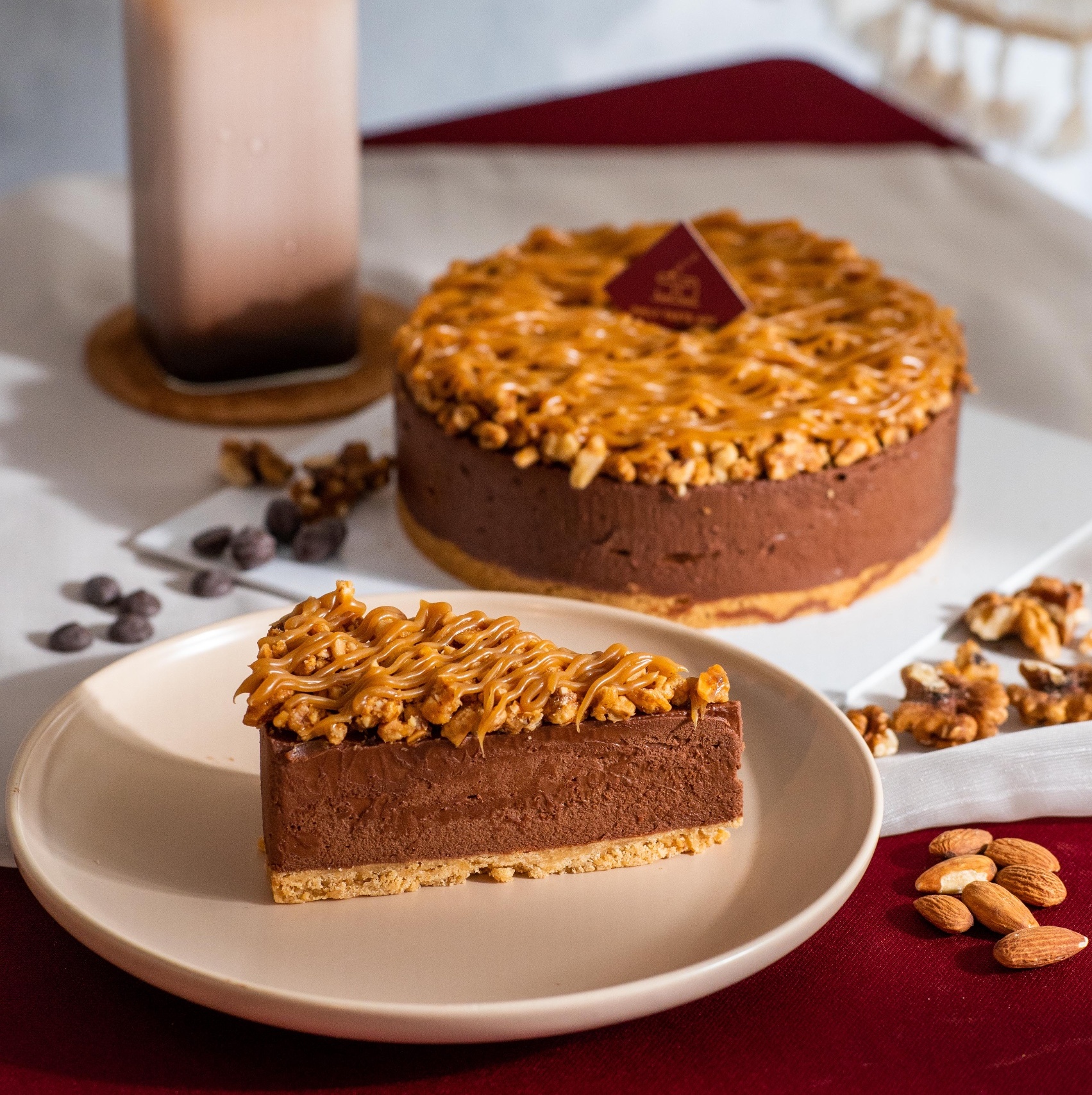 Belgium Chocolate w caramelised nut | Non Alcoholic